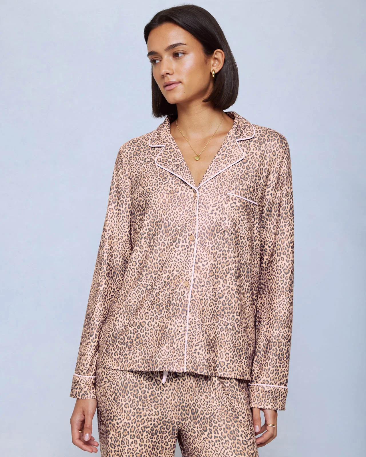 Natural Animal Long Sleeve Notch and Pant Set - 1