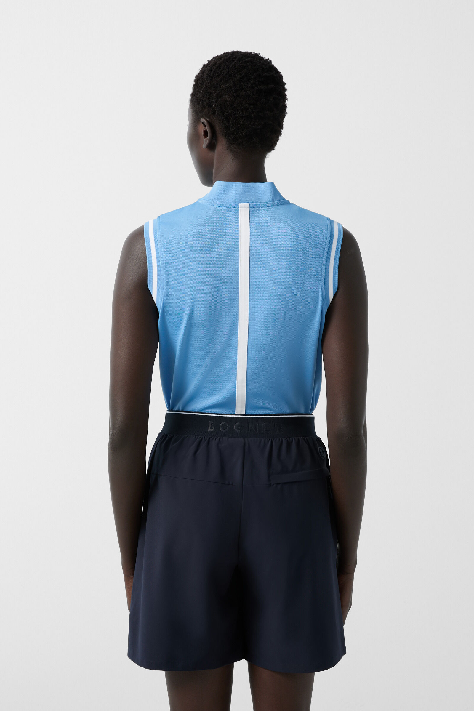 Evi Functional top in Light blue - 3