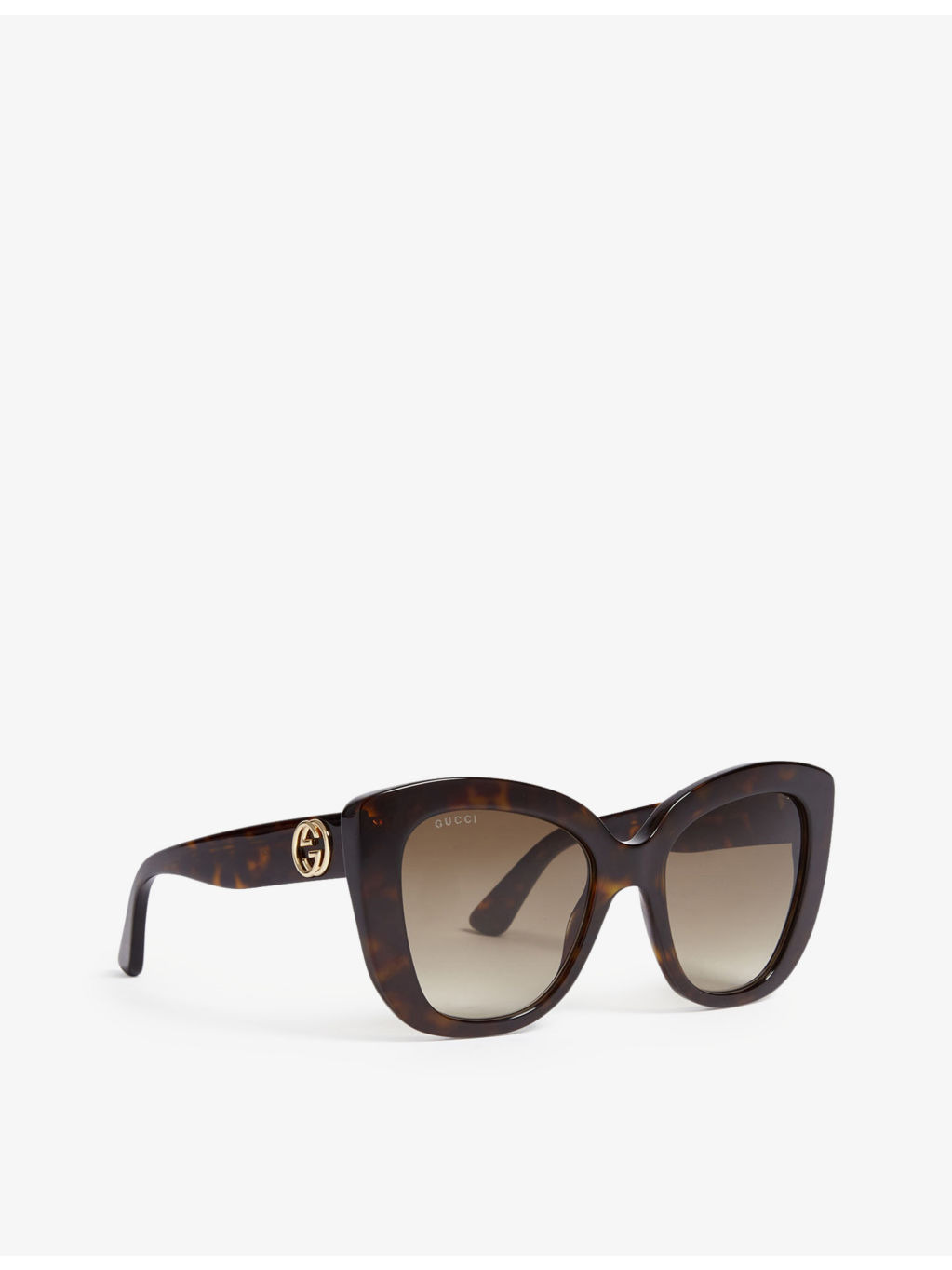 Havana Gg0327s cat-eye frame sunglasses - 4