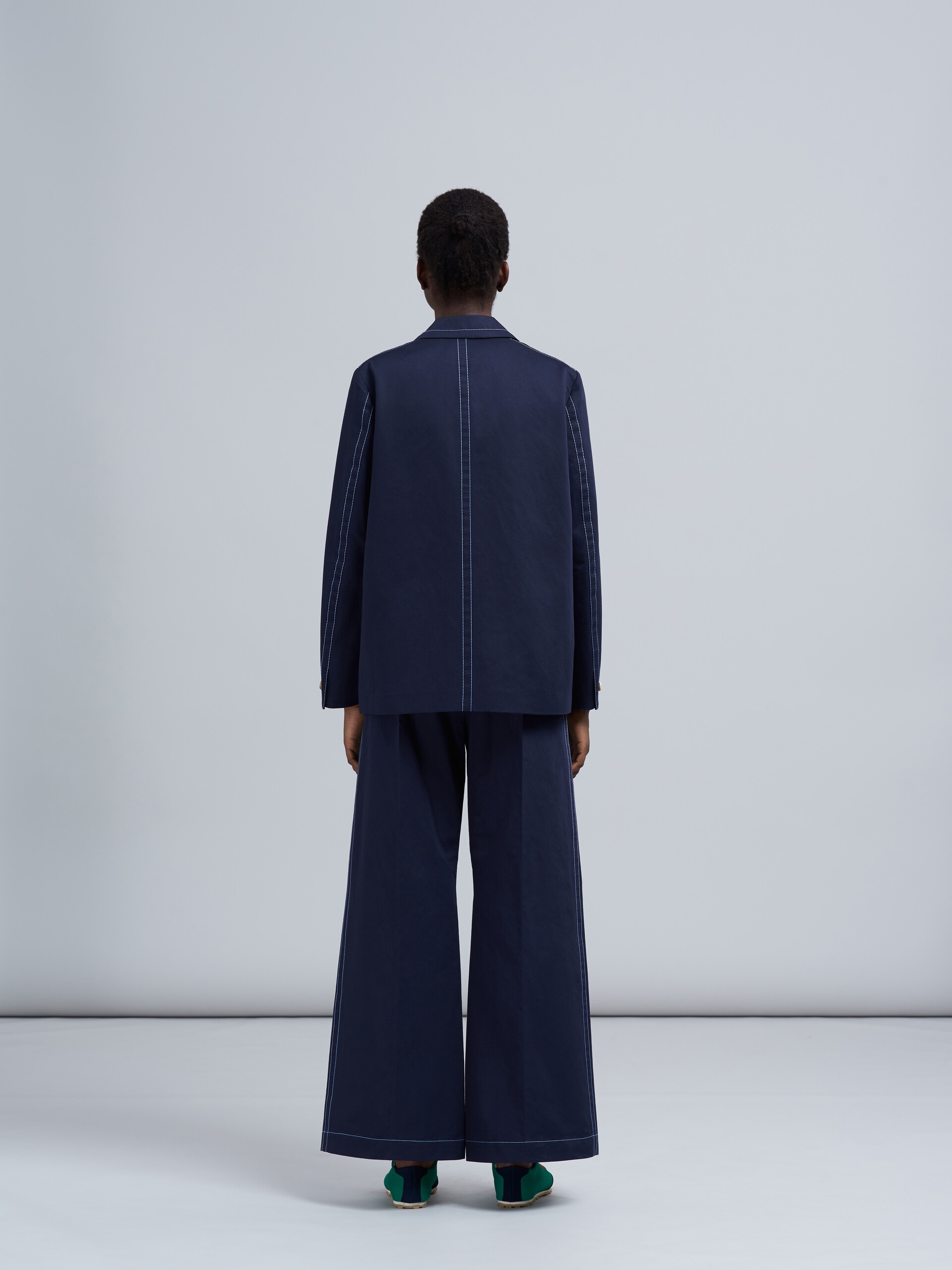 COTTON DRILL BLAZER JACKET - 3