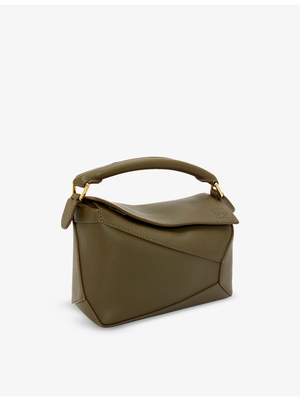 Puzzle Edge mini leather cross-body bag - 7