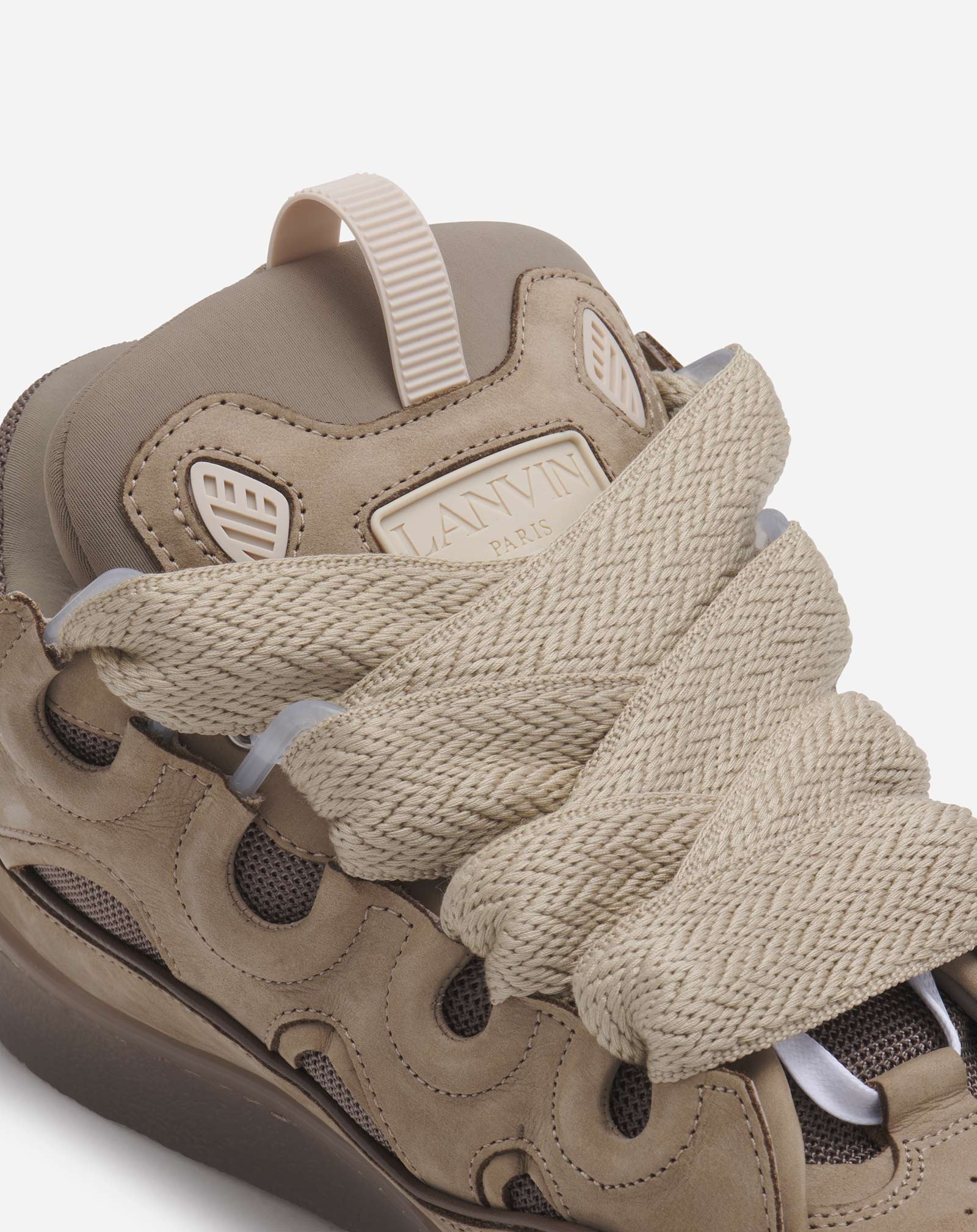 LEATHER CURB SNEAKERS - 5