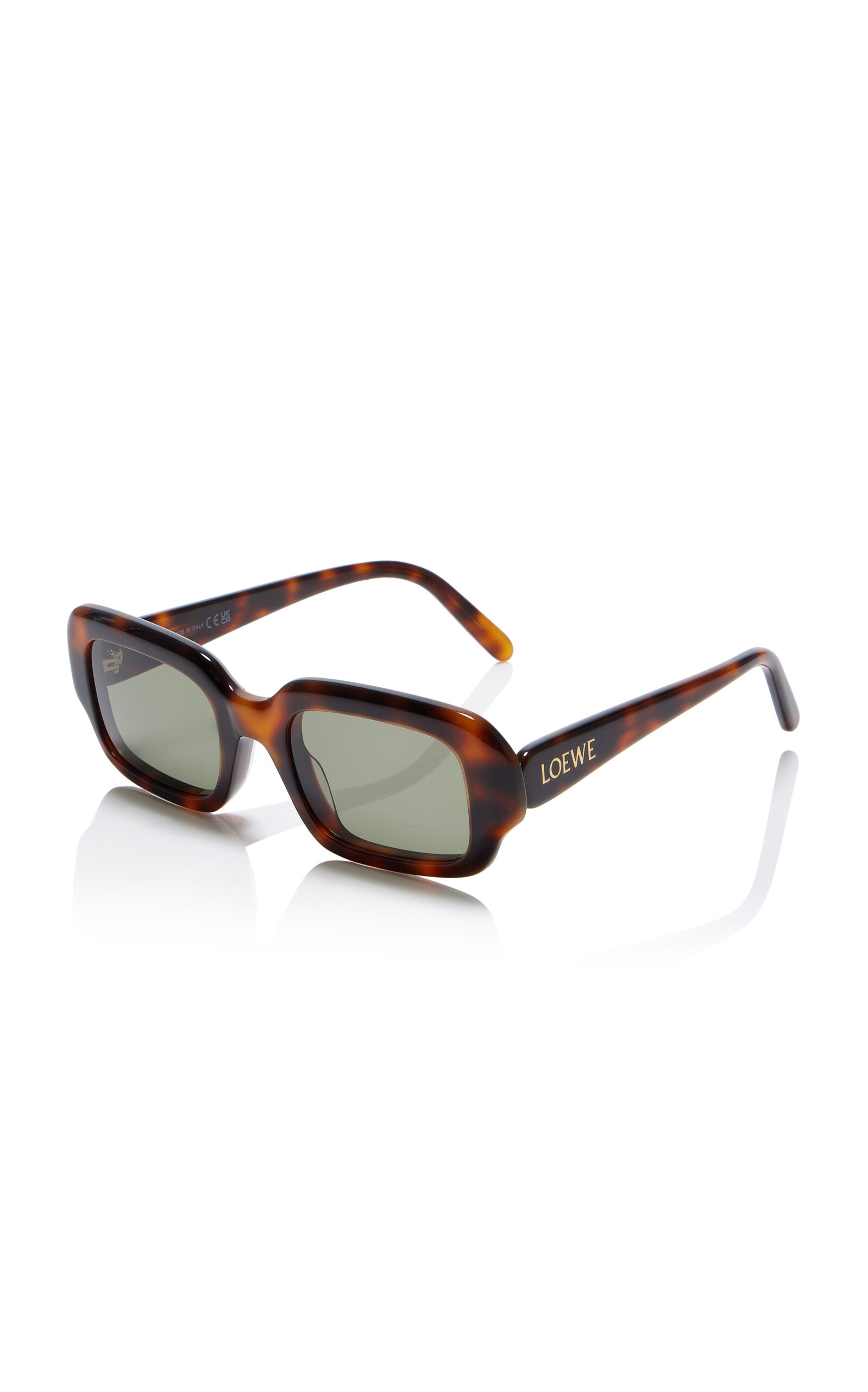 Square-Frame Acetate Sunglasses brown - 3