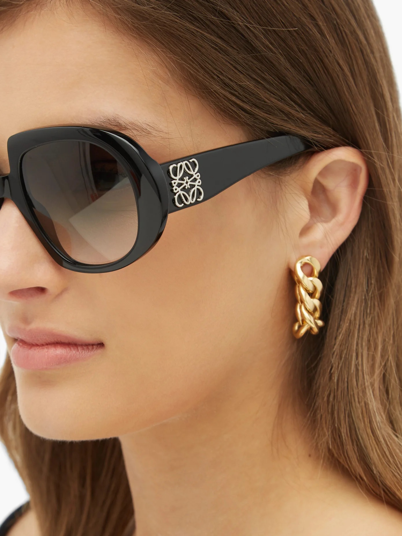 Oversized acetate sunglasses - 3