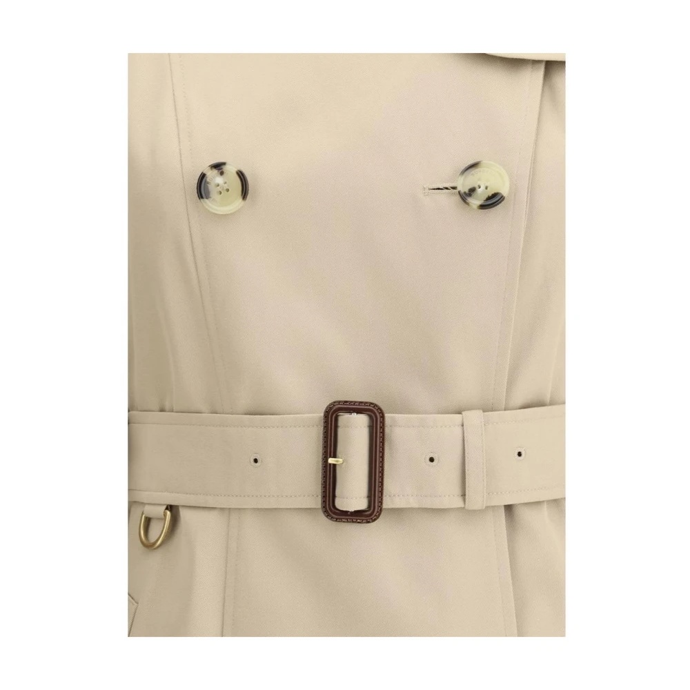 ELEGANT BEIGE TRENCH COAT - 3