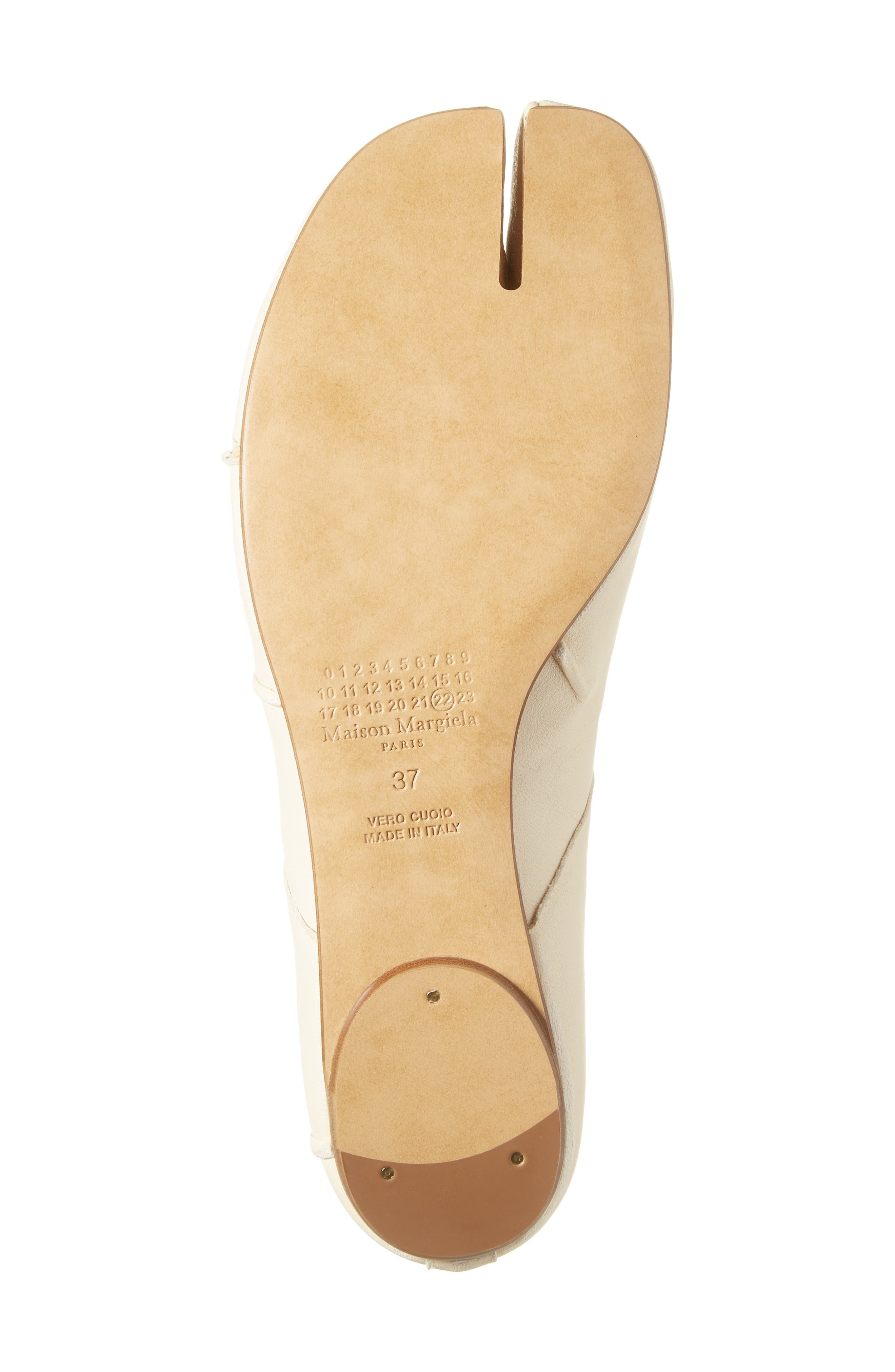 Maison Margiela Tabi Ballerina Flat in White at Nordstrom - 6