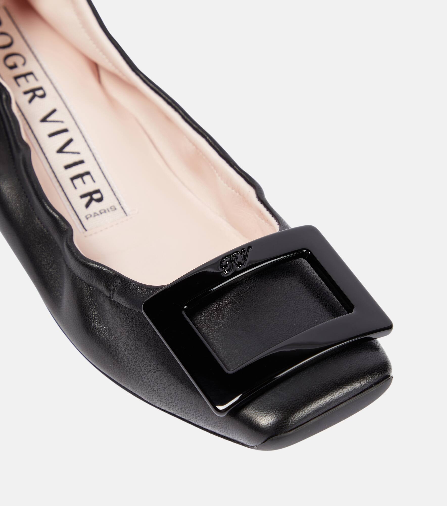Viv' Pockette leather ballet flats - 6