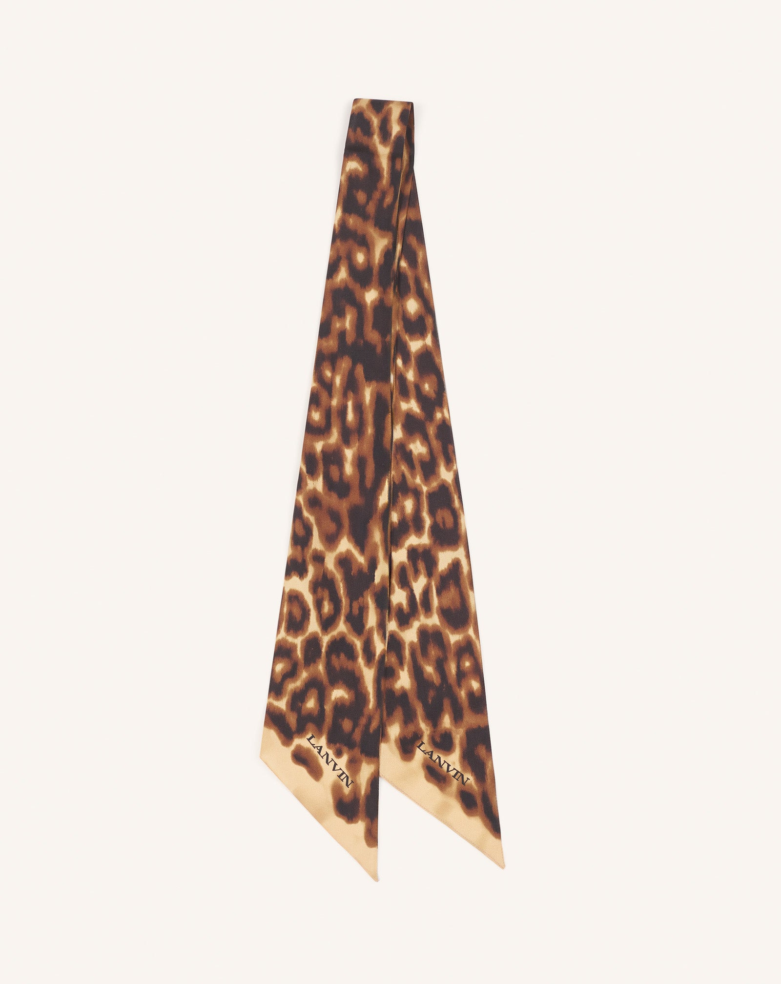 LEOPARD PRINT SILK TWILLY - 2