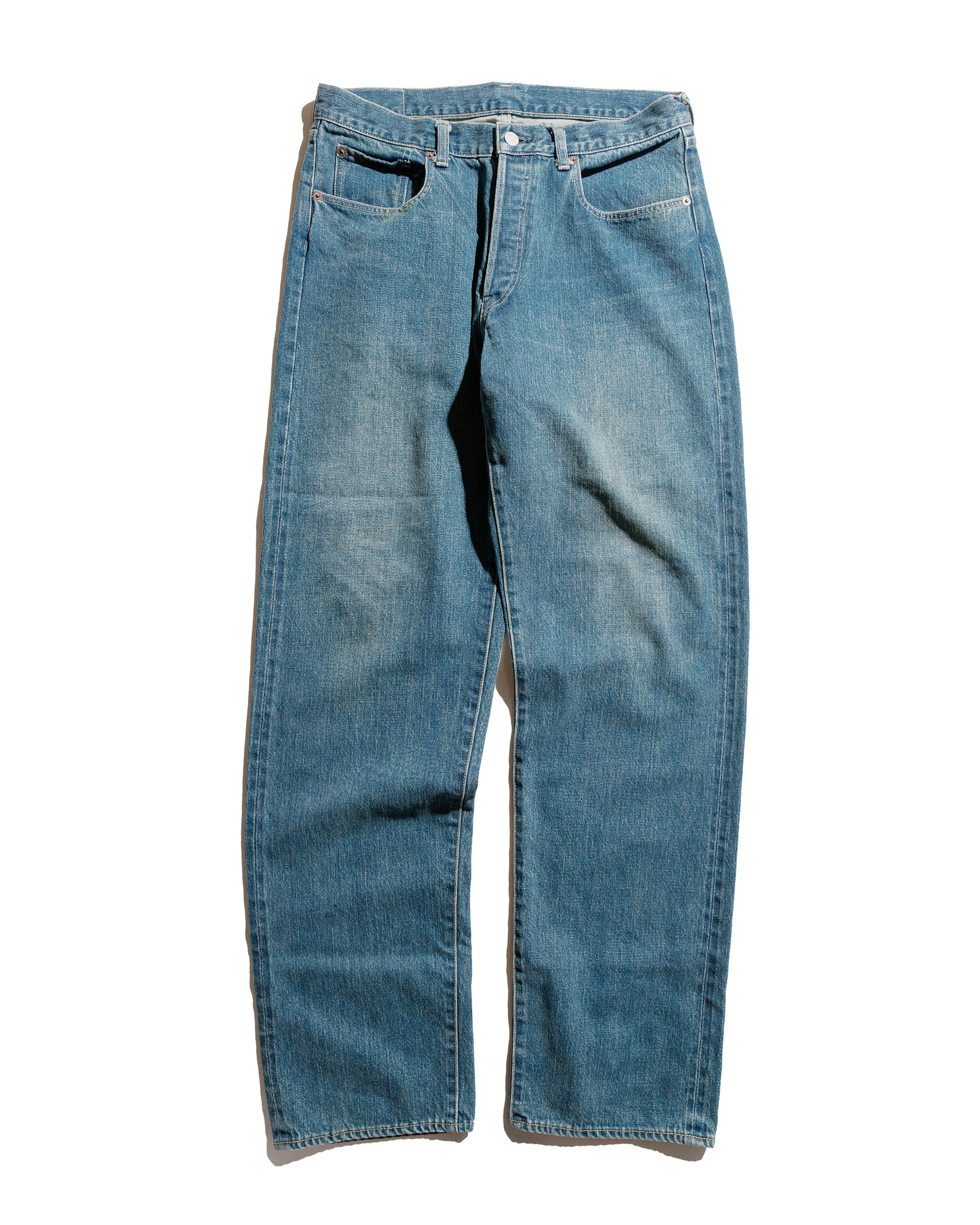 Vintage Reproduction Denim Jeans Indigo - 1