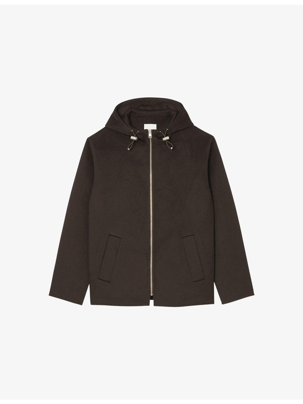 Toggle-hood regular-fit wool-blend jacket - 1