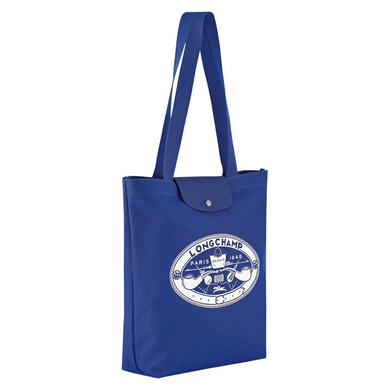 Le Pliage Collection M Tote bag Cobalt - Canvas 3
