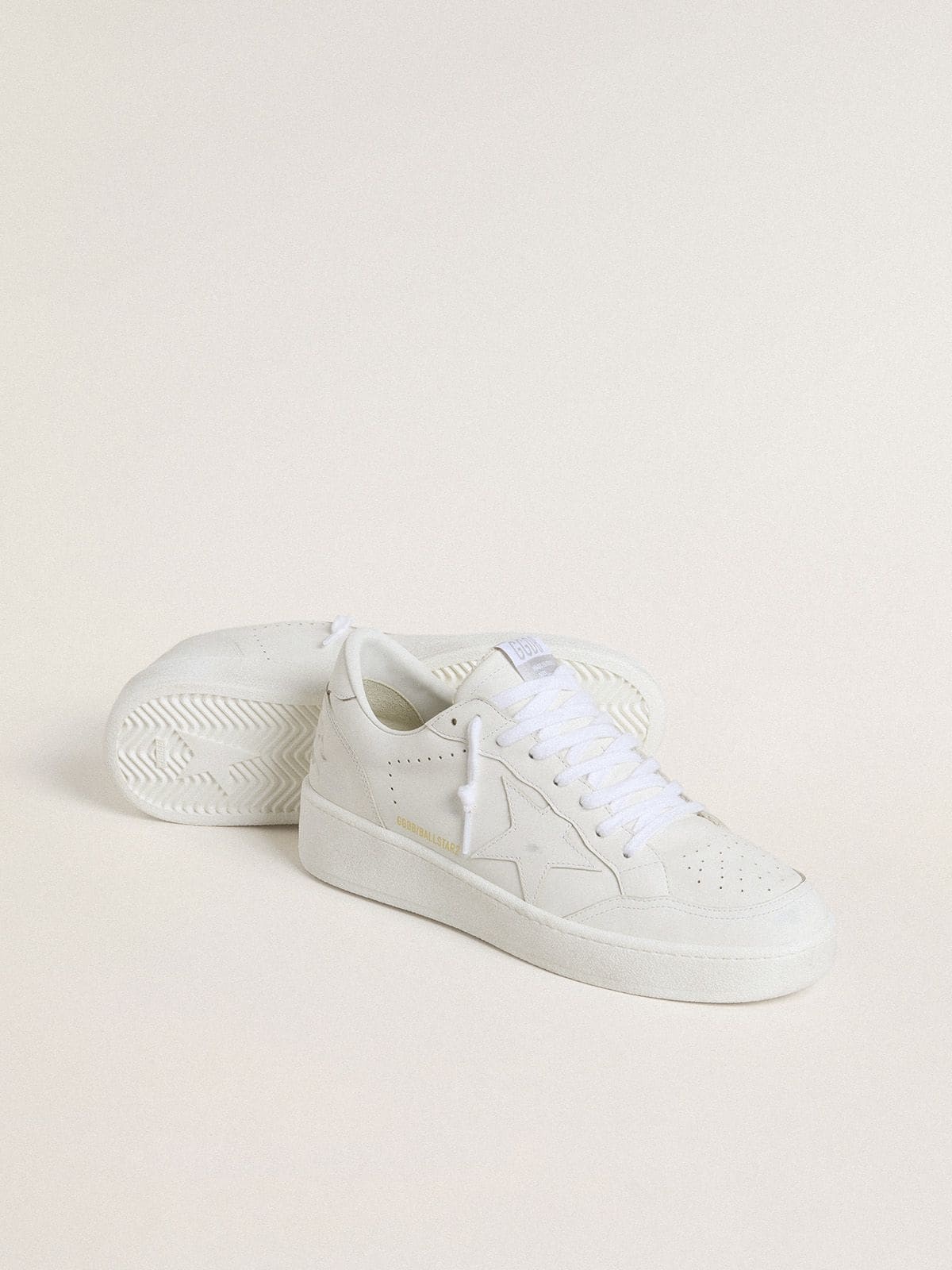 Women's Ball Star with white leather star and heel tab - 3