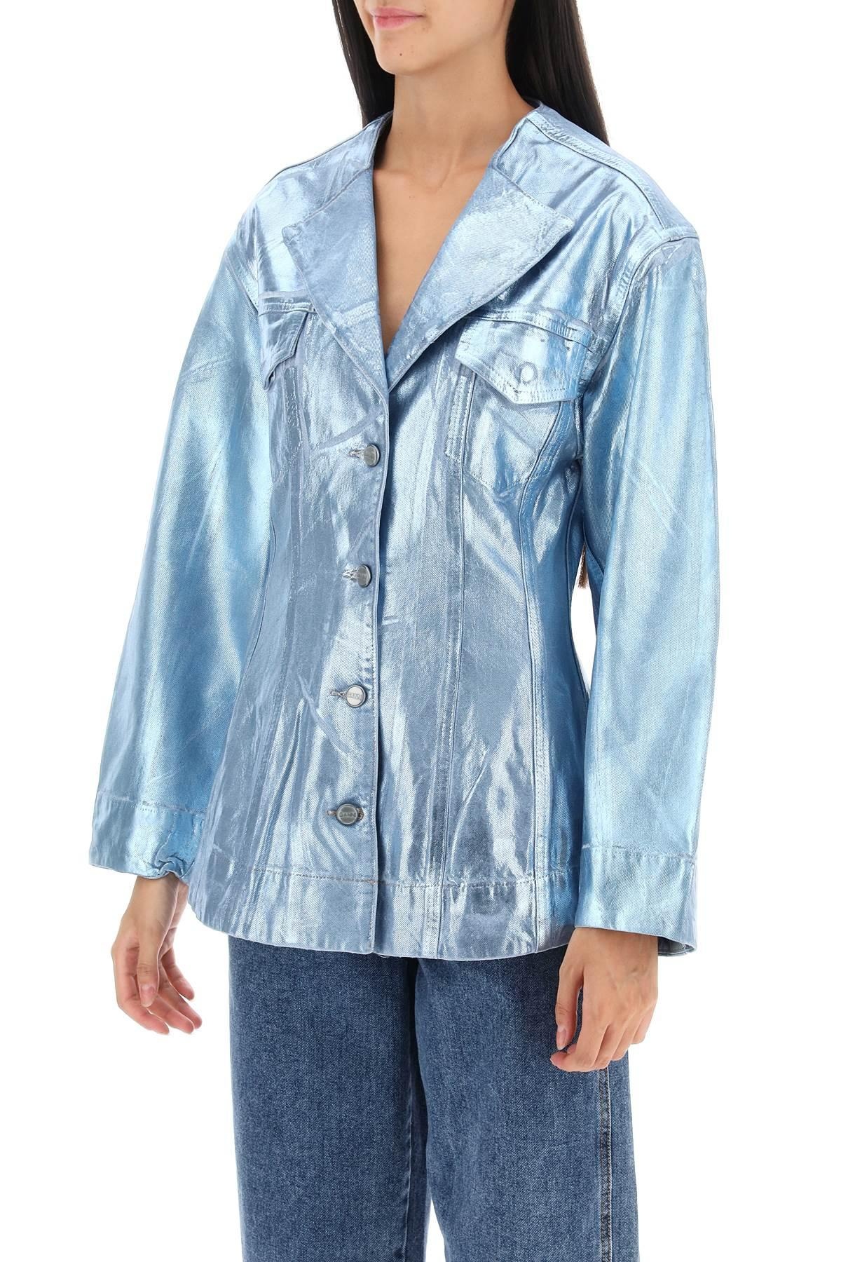 FOIL DENIM JACKET - 5