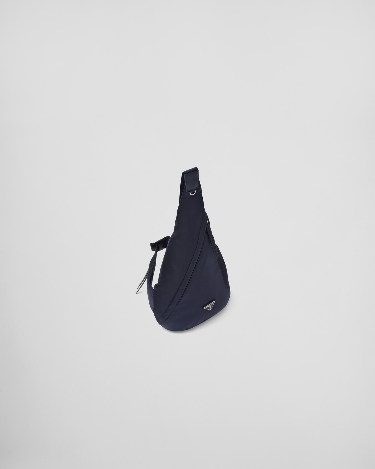 Re-Nylon and leather backpack - 3