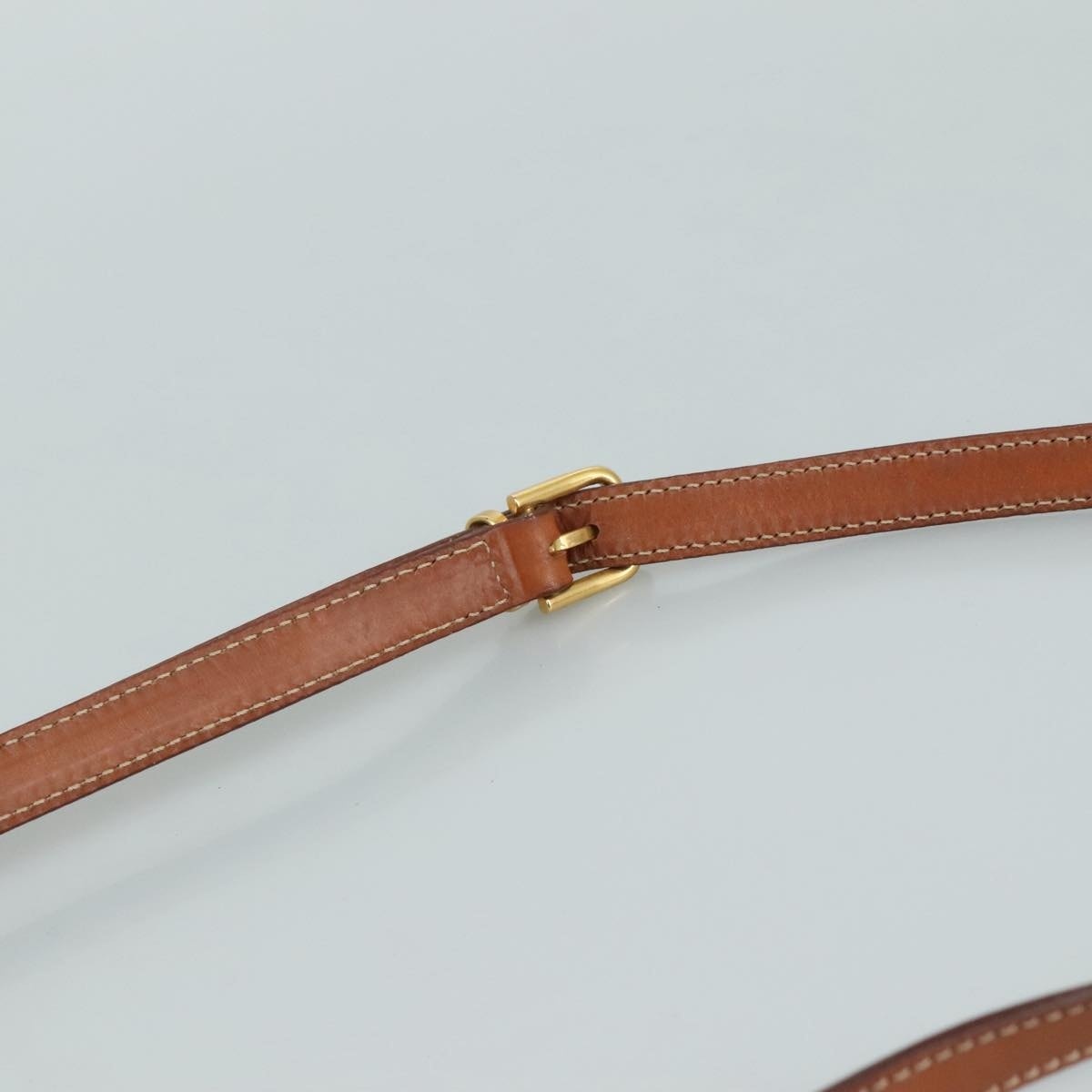CELINE Macadam Canvas Shoulder Bag Pvc Leather Brown - 8