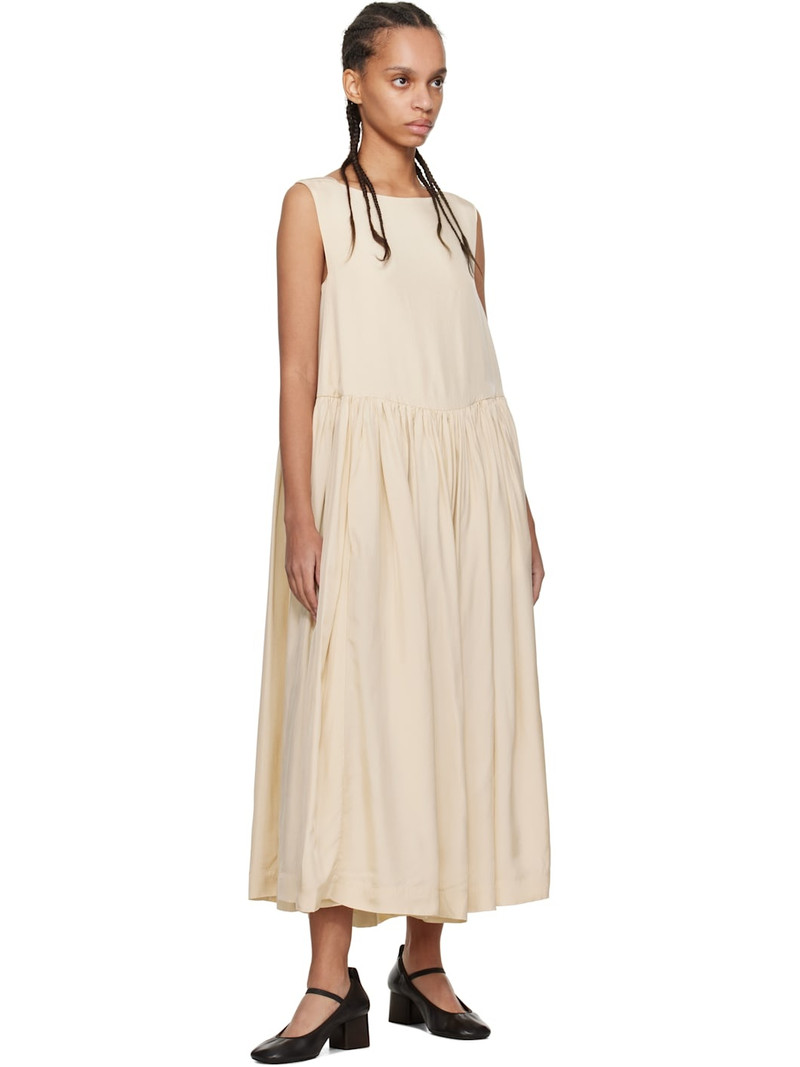 CASEY/CASEY Beige Pomme Midi Dress outlook