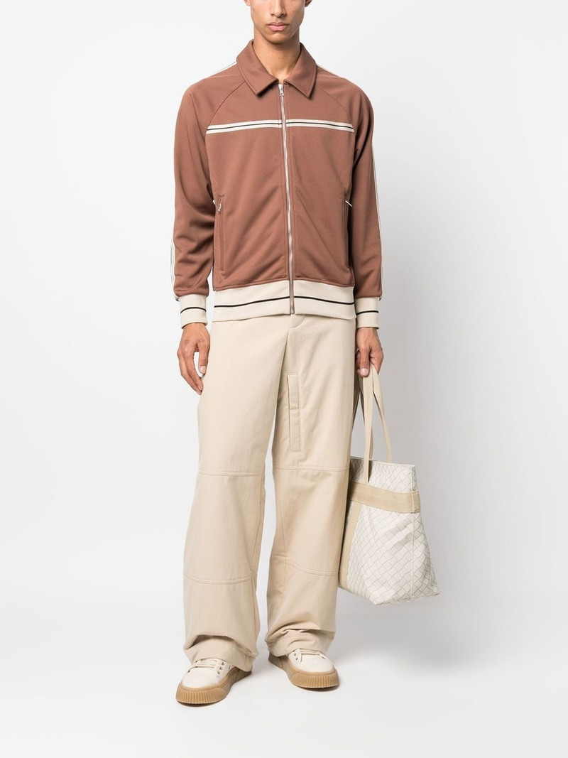 Palm Angels striped-trim sweatshirt outlook