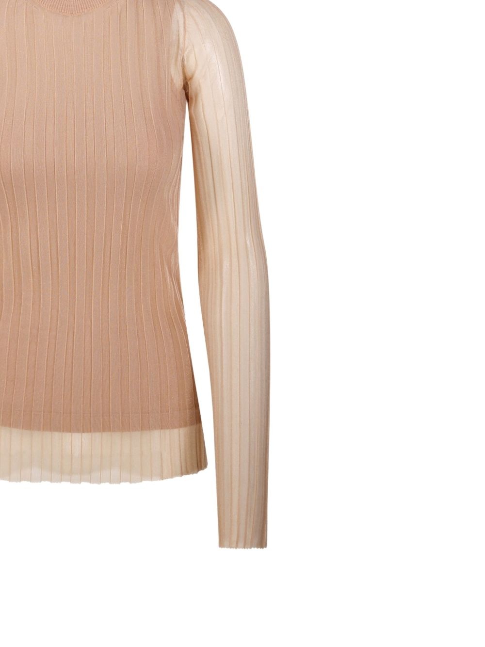 ribbed long-sleeve sweater - 4