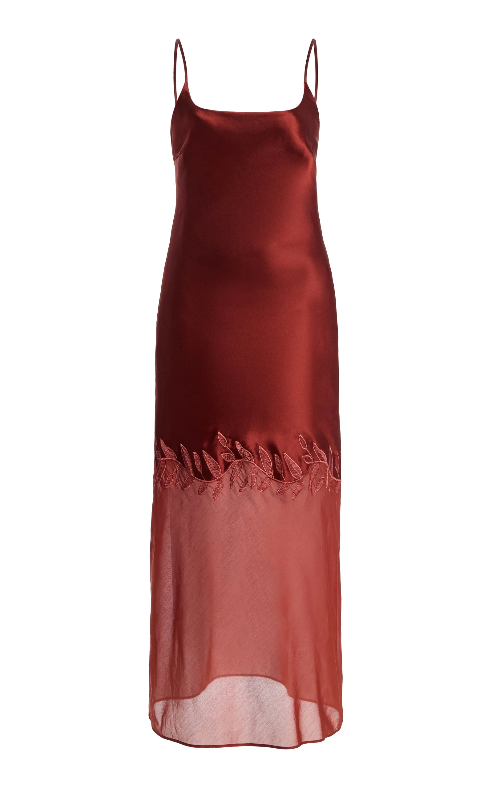 Camilla Appliquéd Midi Dress burgundy - 1