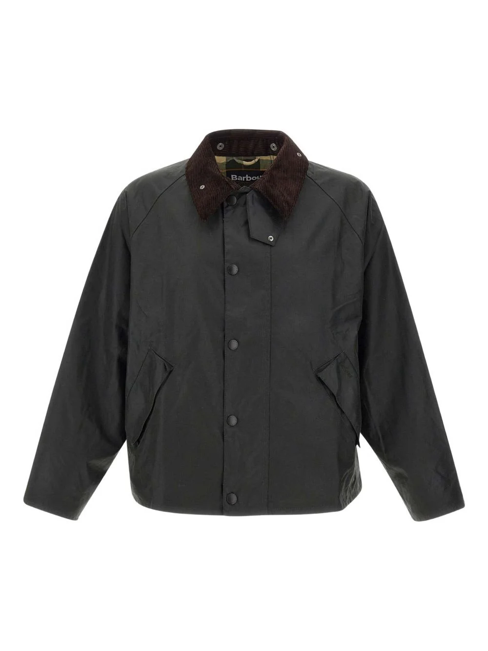 Transport Waxed corduroy-collar jacket - 1