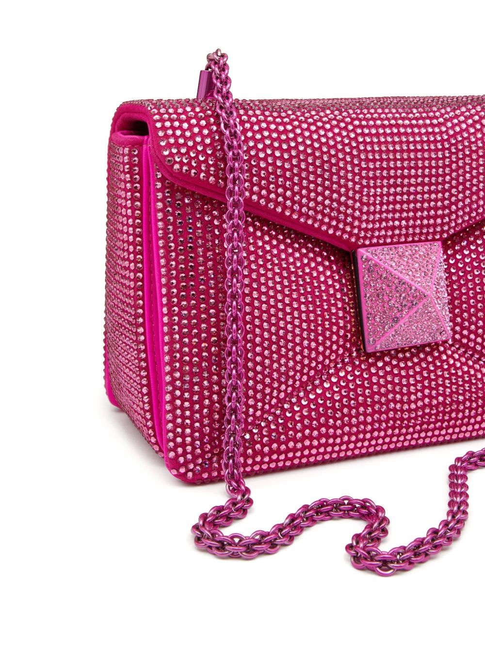 One Stud crystal-embellished shoulder bag - 4