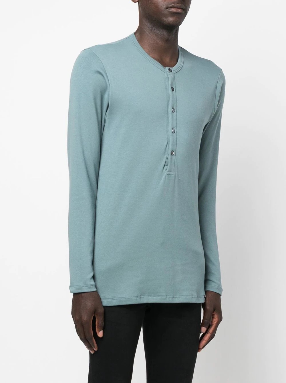 button-up long-sleeve T-shirt - 3