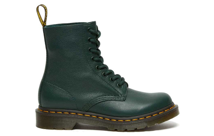 (WMNS) Dr. Martens 1460 Pascal Virginia waterproof Wear-resistant Mid Tops Martin boots Green 269023 - 2