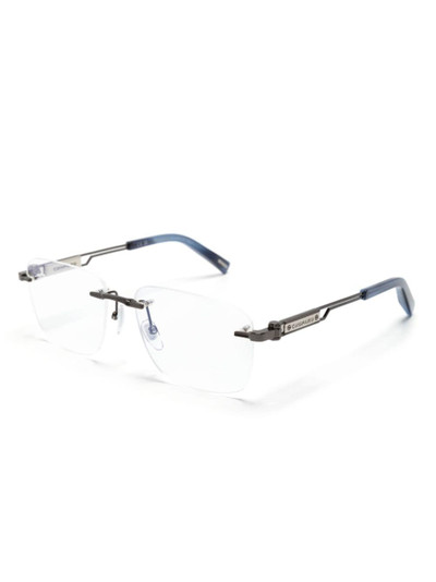 Chopard logo-engraved frameless glasses outlook
