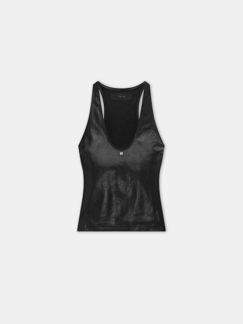 WOMEN'S MA LEATHER RACER 백 탱크 - 1
