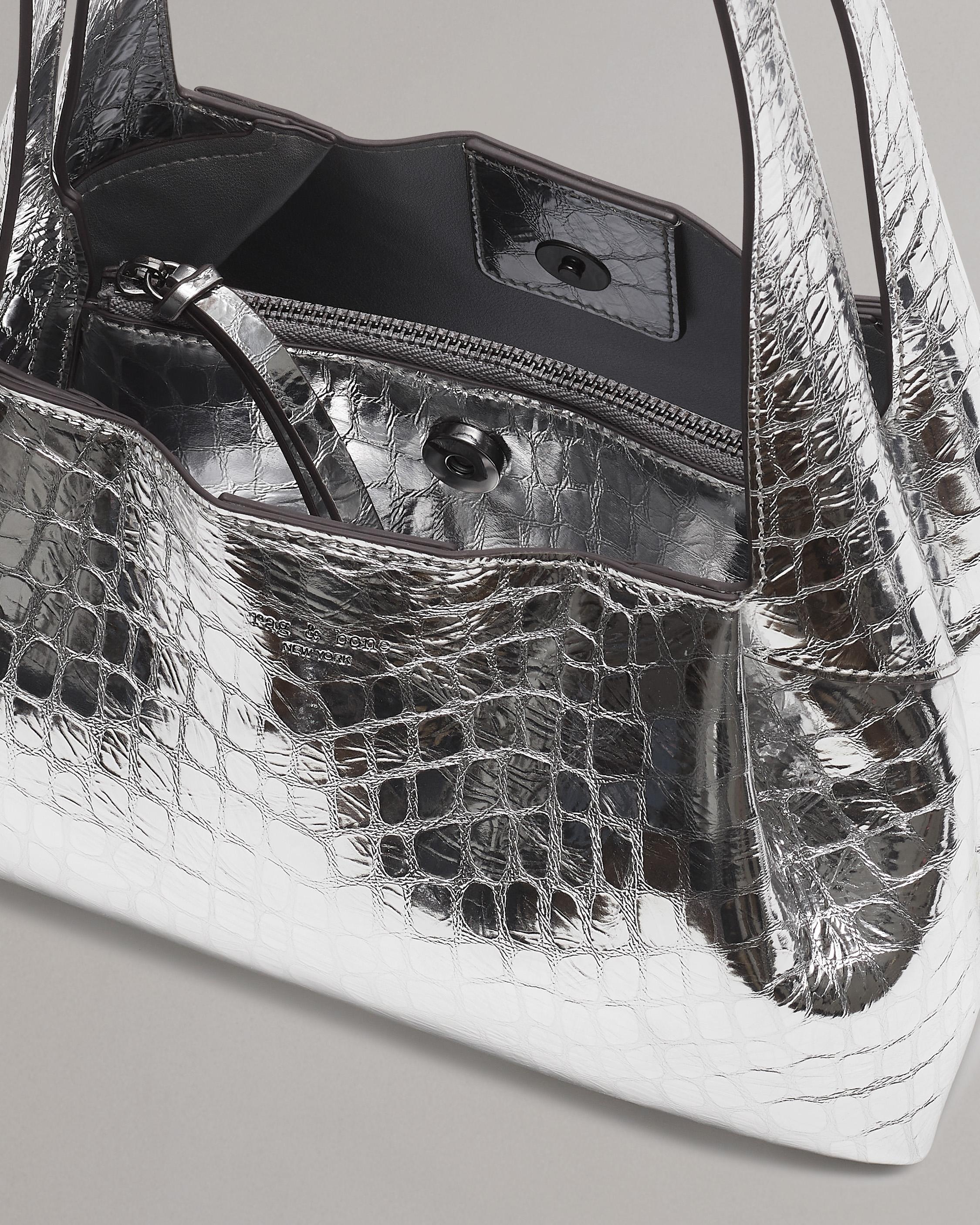 Slade Embossed Leather Shoulder Bag - 3