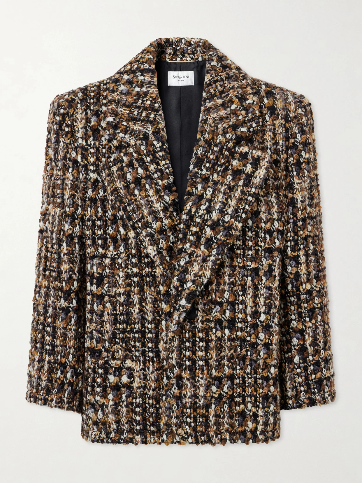 Wool-blend Tweed Blazer - 1