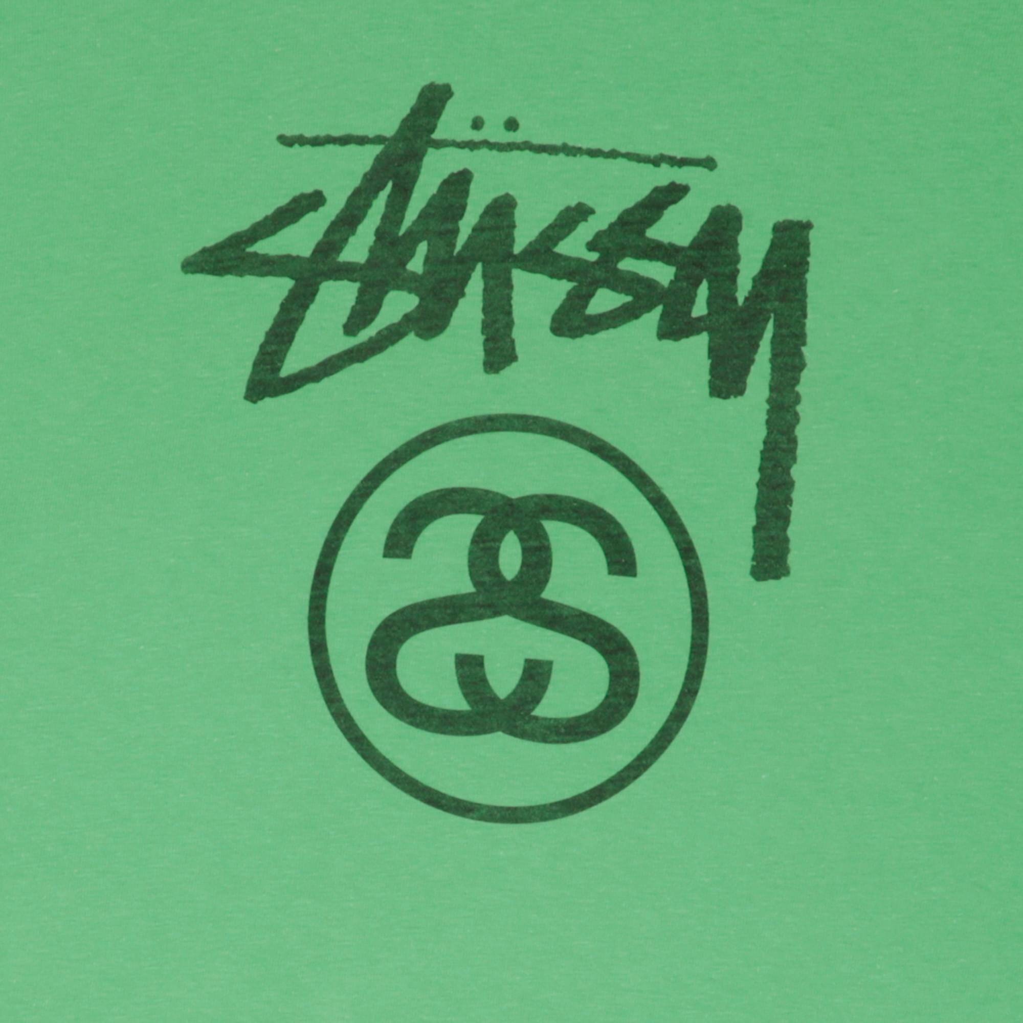 Stussy Stock Tone Logo Tee 'Tone Green' - 3