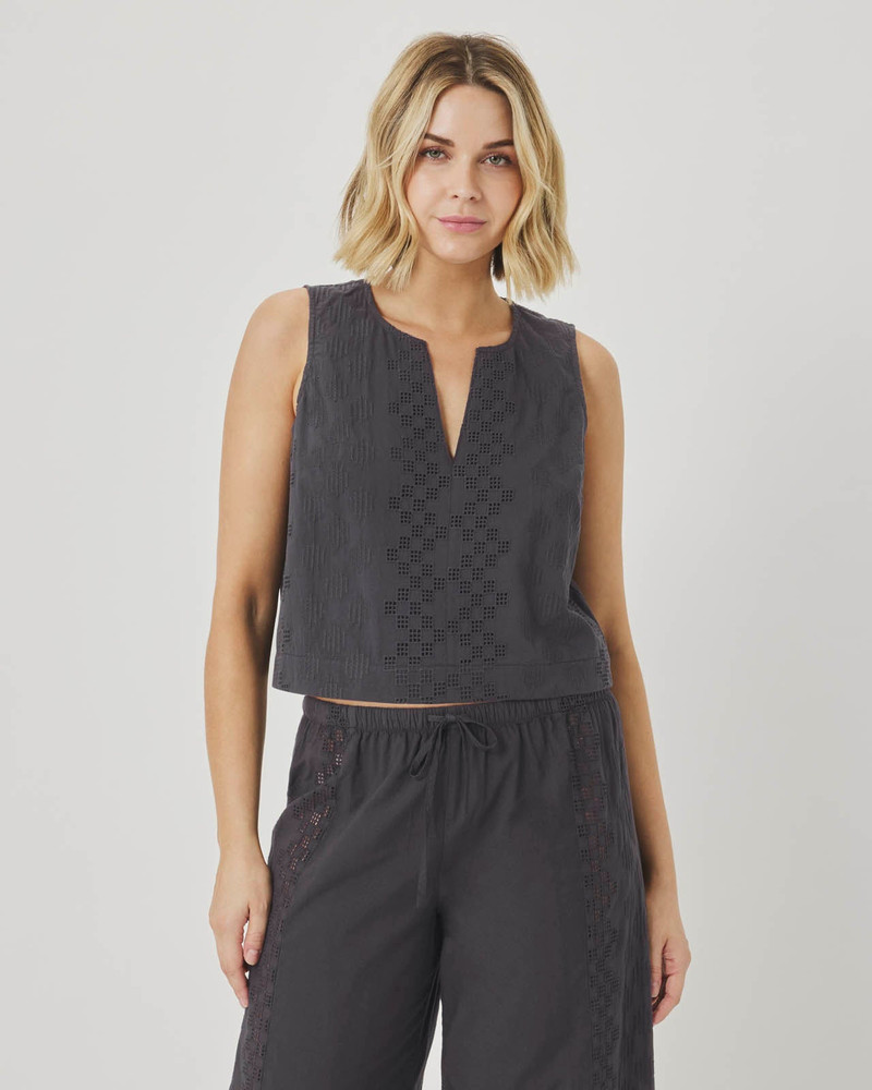 Splendid Kenzie Eyelet Tank outlook