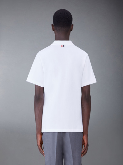 Thom Browne Cotton Interlock Short Sleeve Pocket Polo outlook