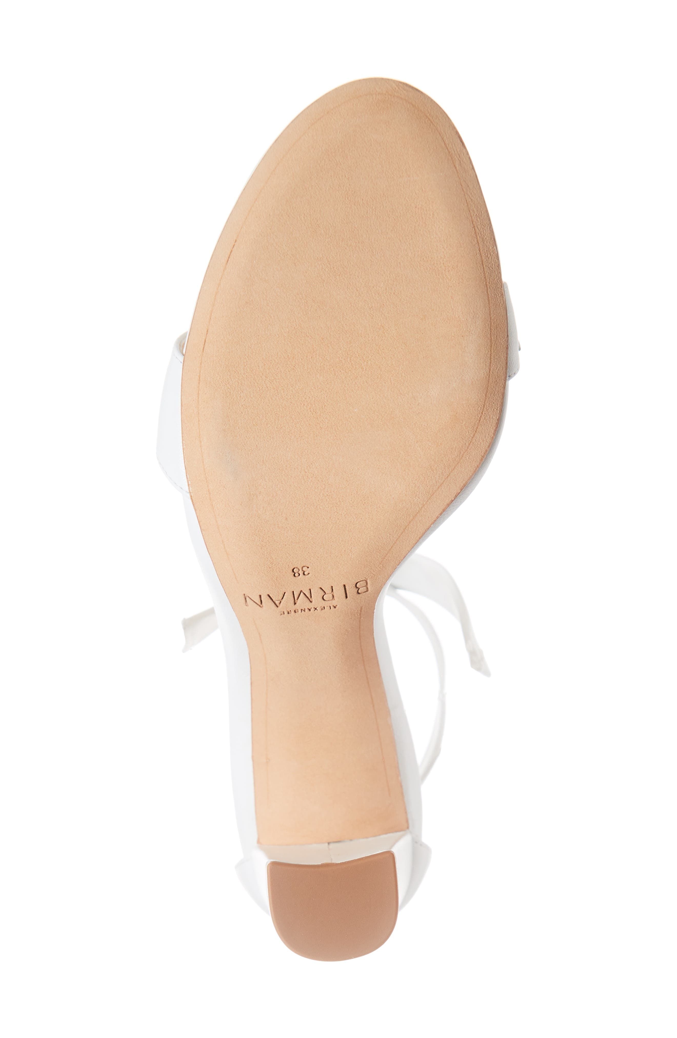 Alexandre Birman Clarita Knotted Sandal in White Leather at Nordstrom - 6