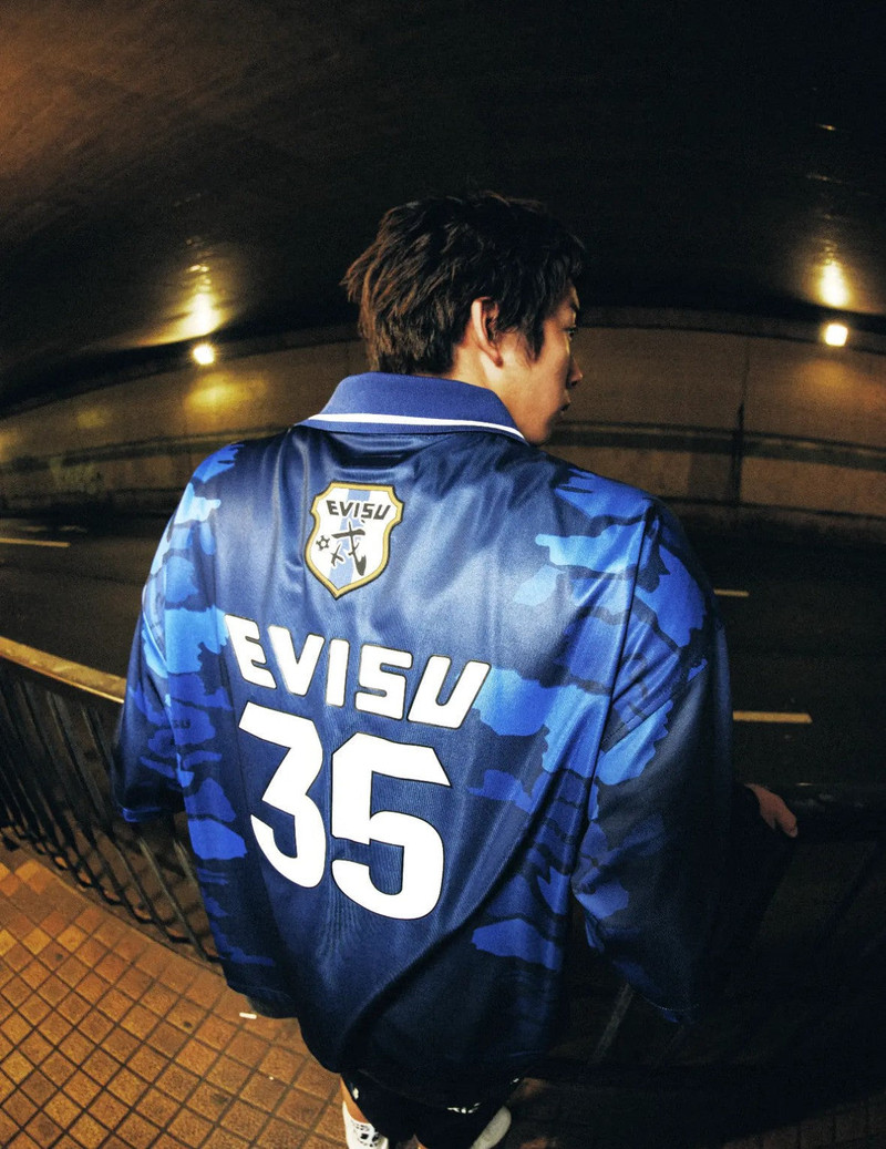 Ishigaki Camo Print Football Jersey 9