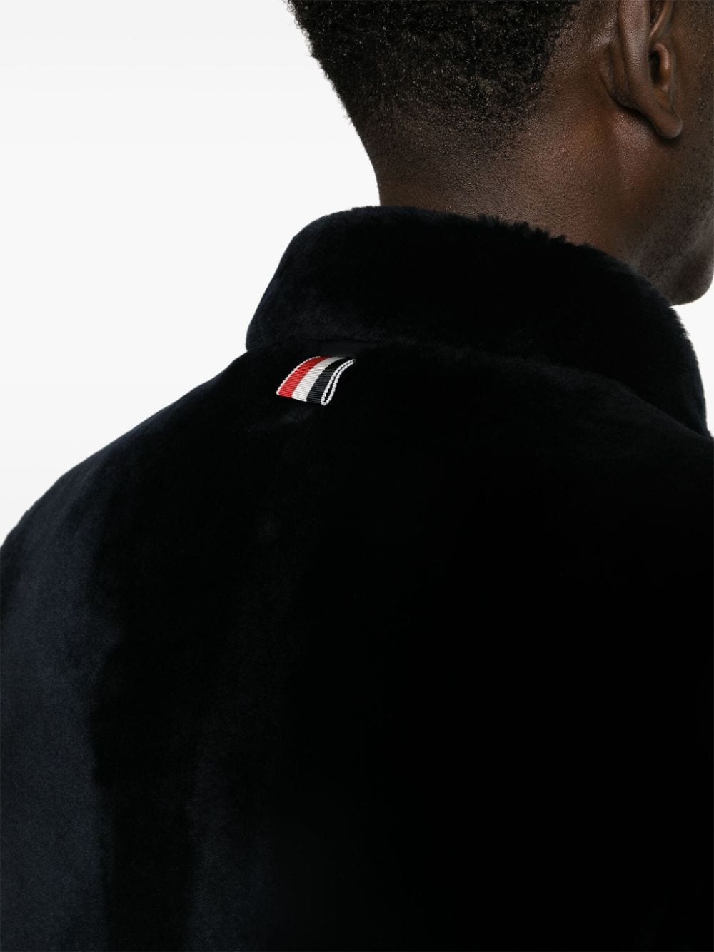 faux-fur leather jacket - 5