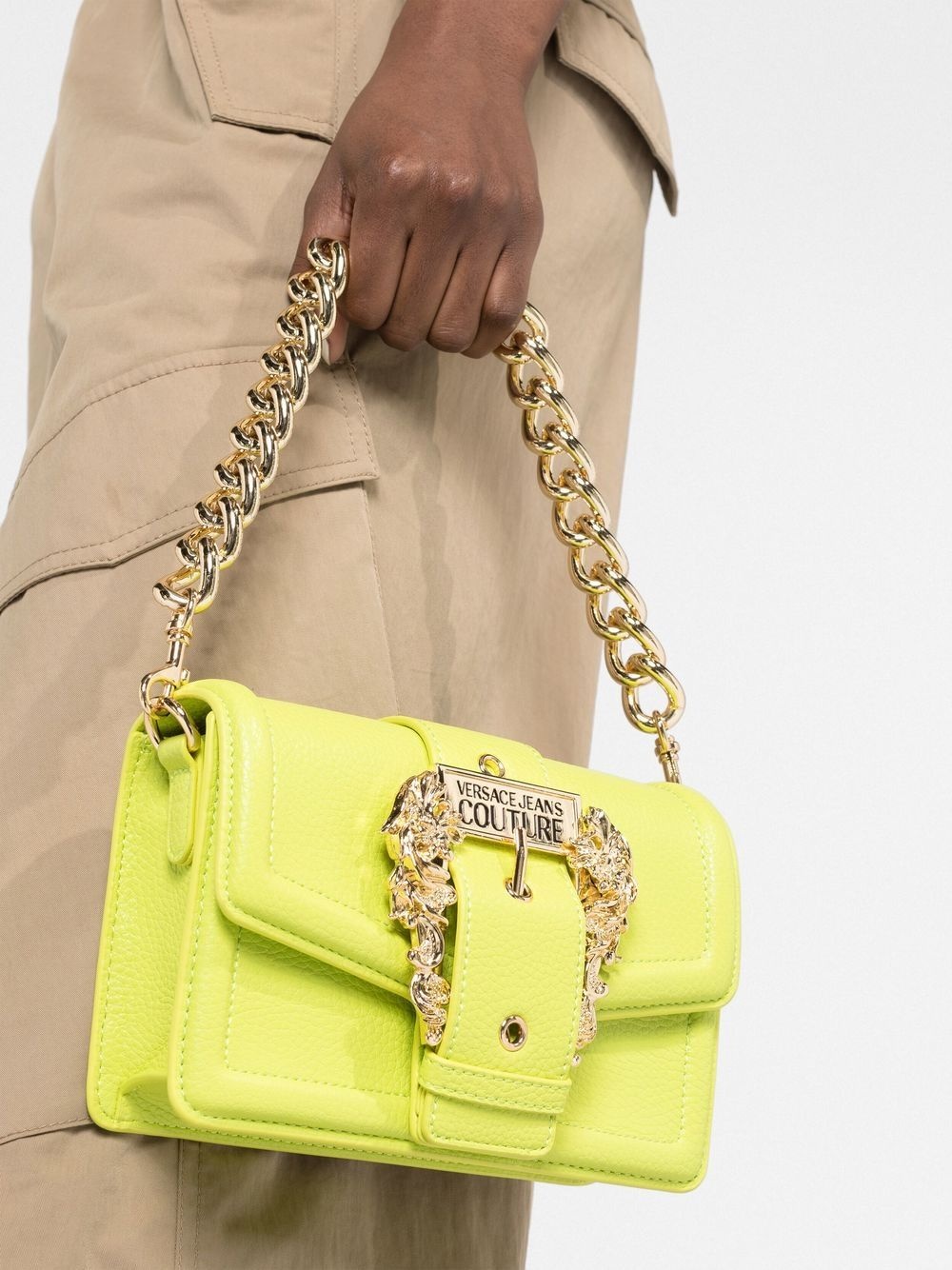 Baroque buckle shoulder bag - 3