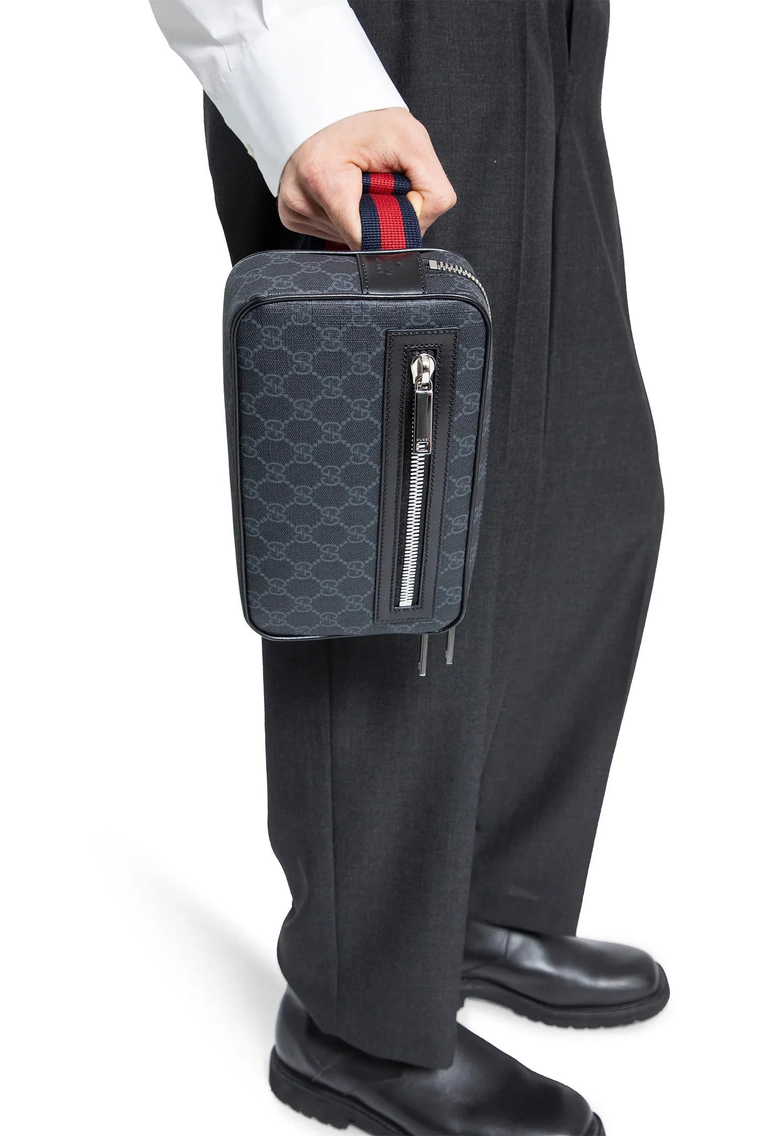 GUCCI MAN BLACK FANNY PACKS - 4
