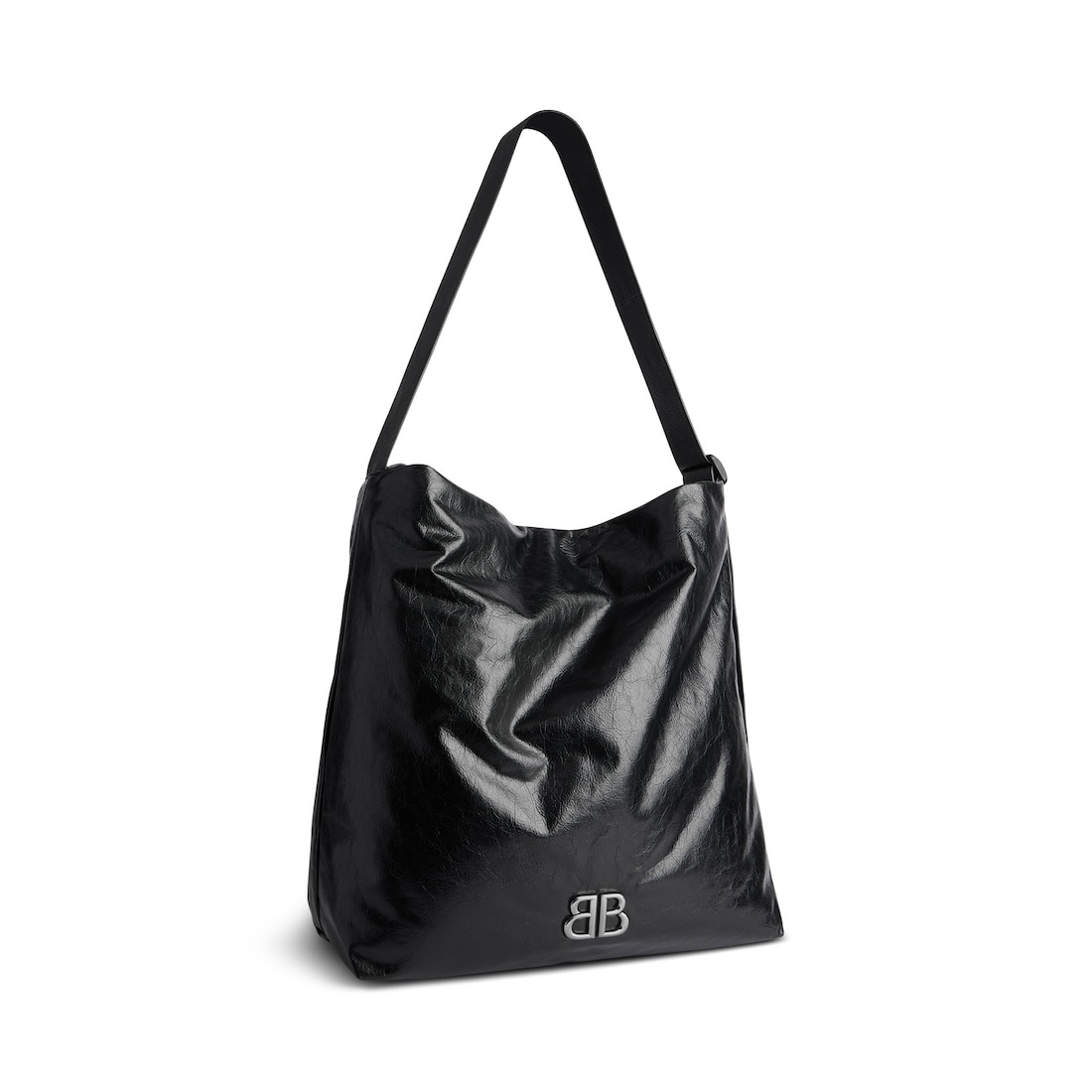 Men's Monaco Medium Hobo Bag in Black - 2