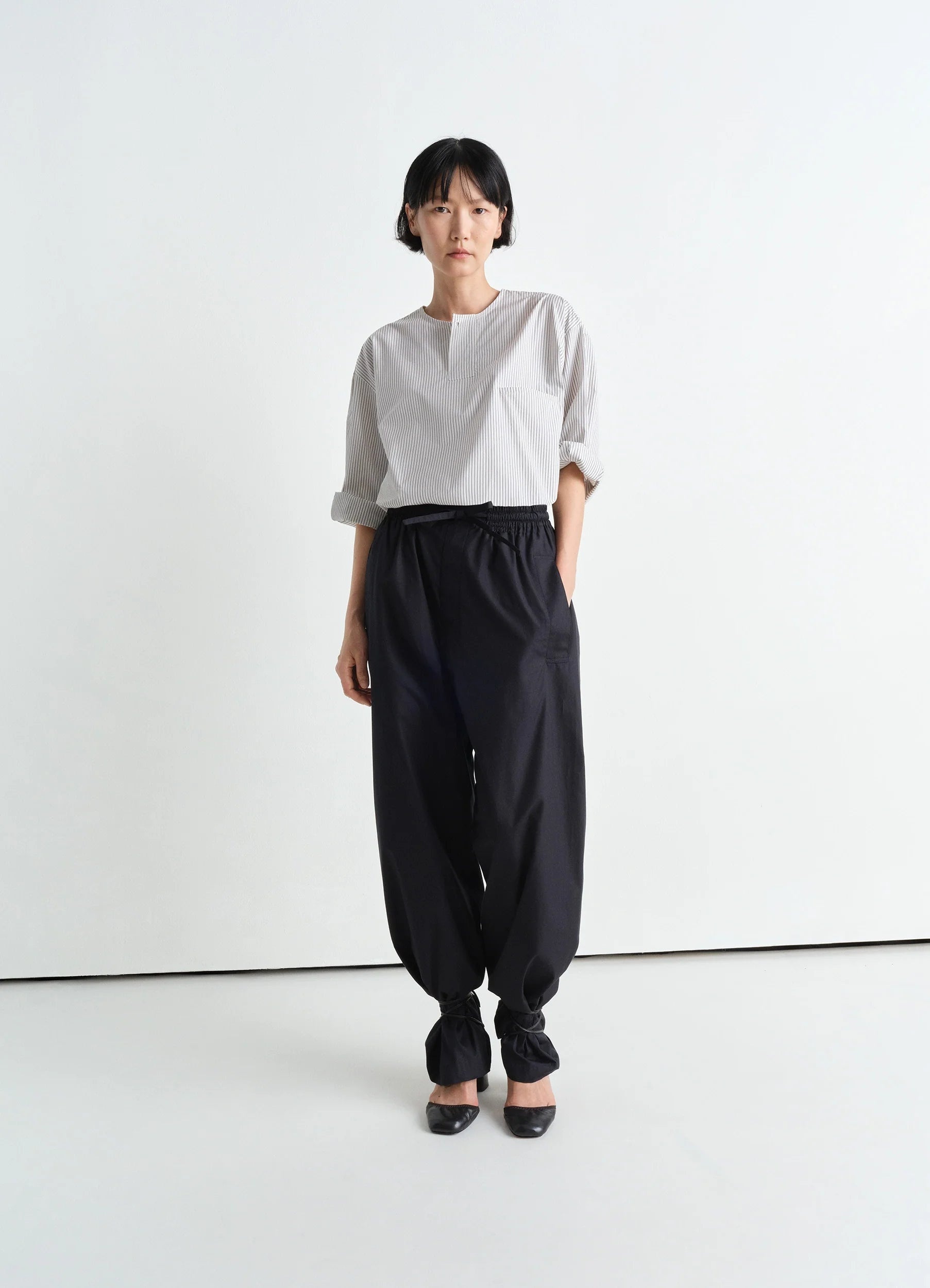SHORT SLEEVE HENLEY TOP - 4