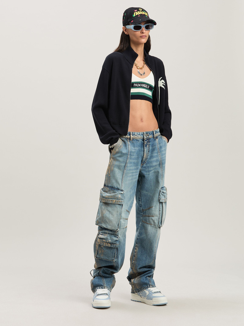 Palm Angels Rib Mini Skirt outlook