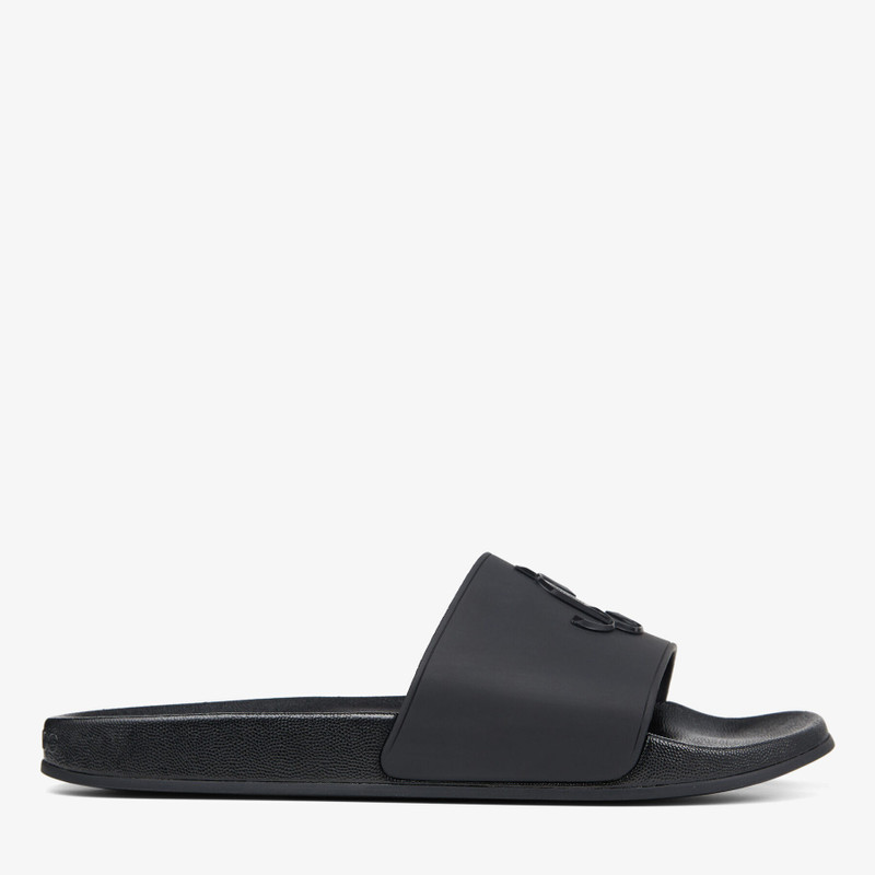 Port/M
Black Rubber Slides with JC Monogram 1