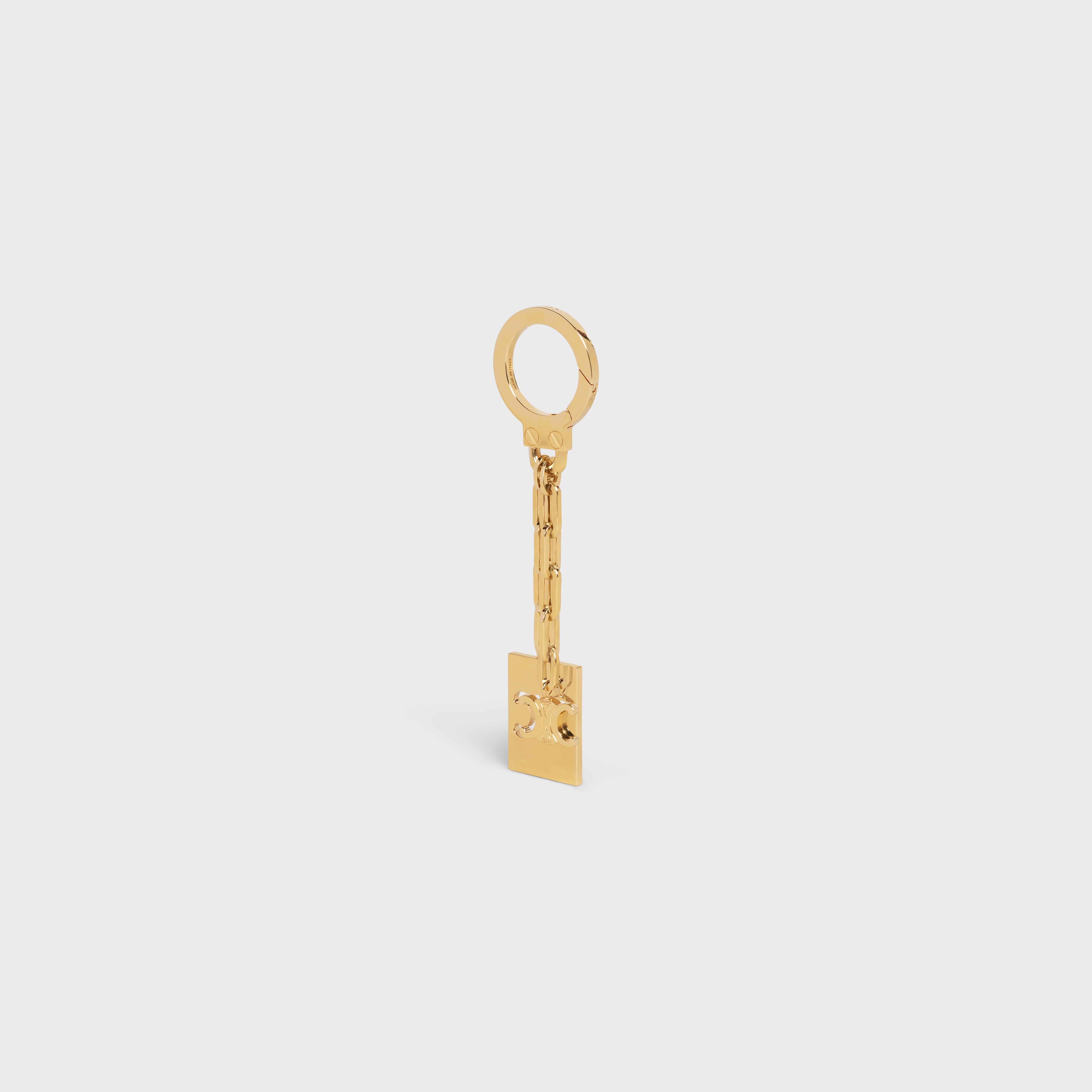 TRIOMPHE PLATE CHARM in Brass - 3