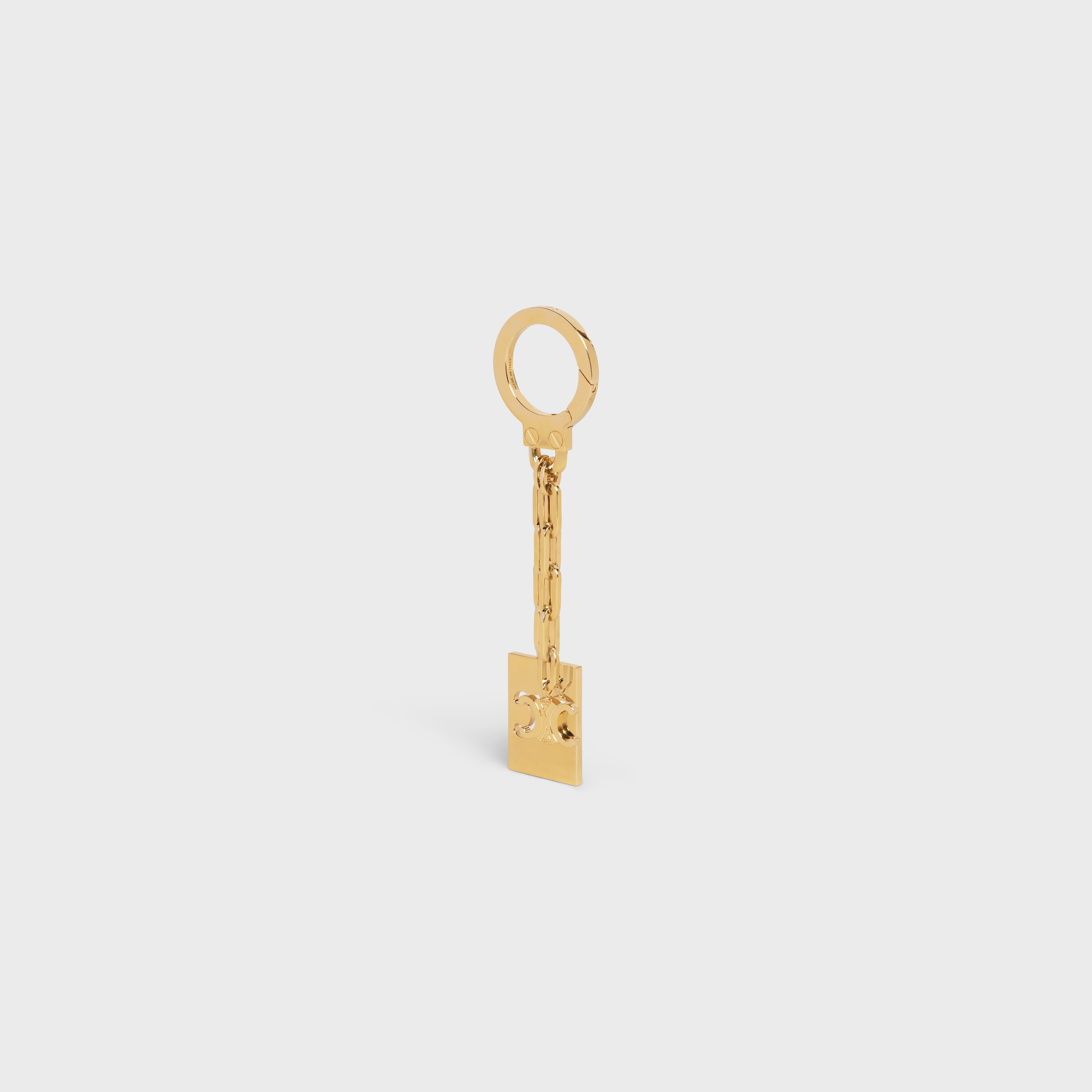 TRIOMPHE PLATE CHARM in Brass 3
