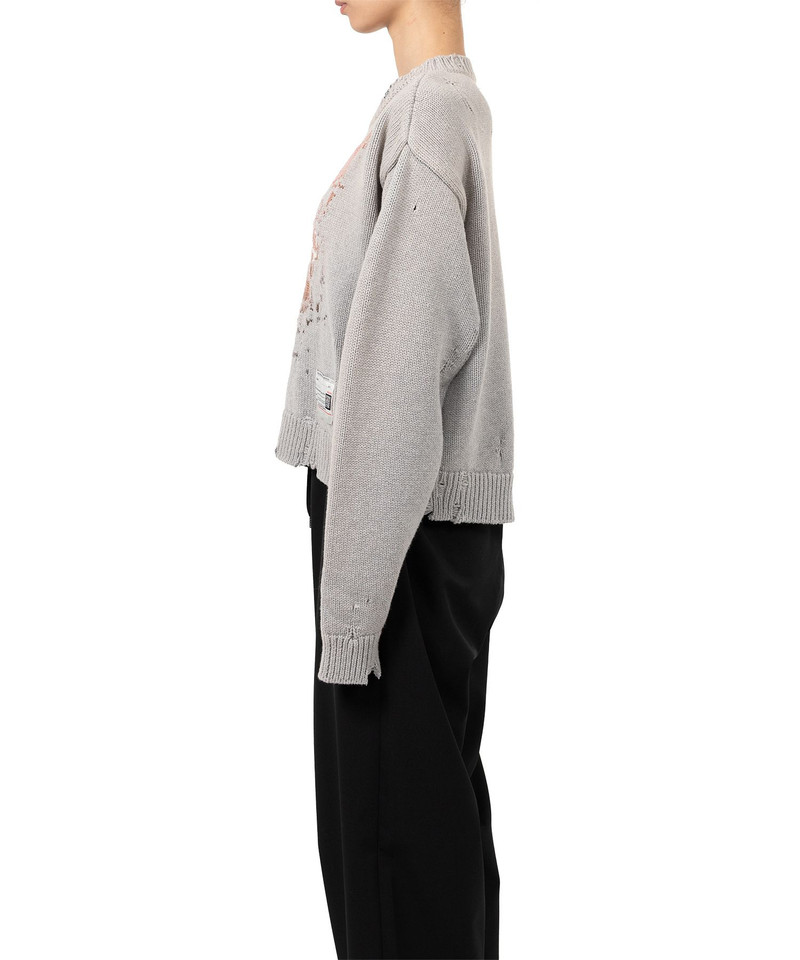 Cat Jacquard Knit Sweater 10