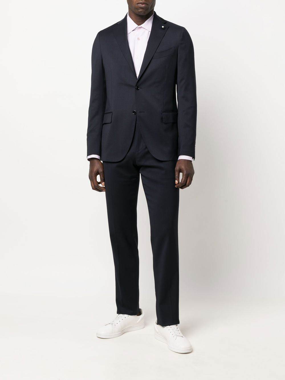 single-breasted two-piece suit - 2
