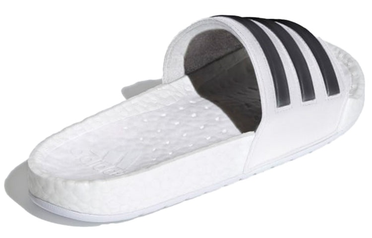 adidas Adilette Boost Slides 'White Black Stripes' FY8155 - 4