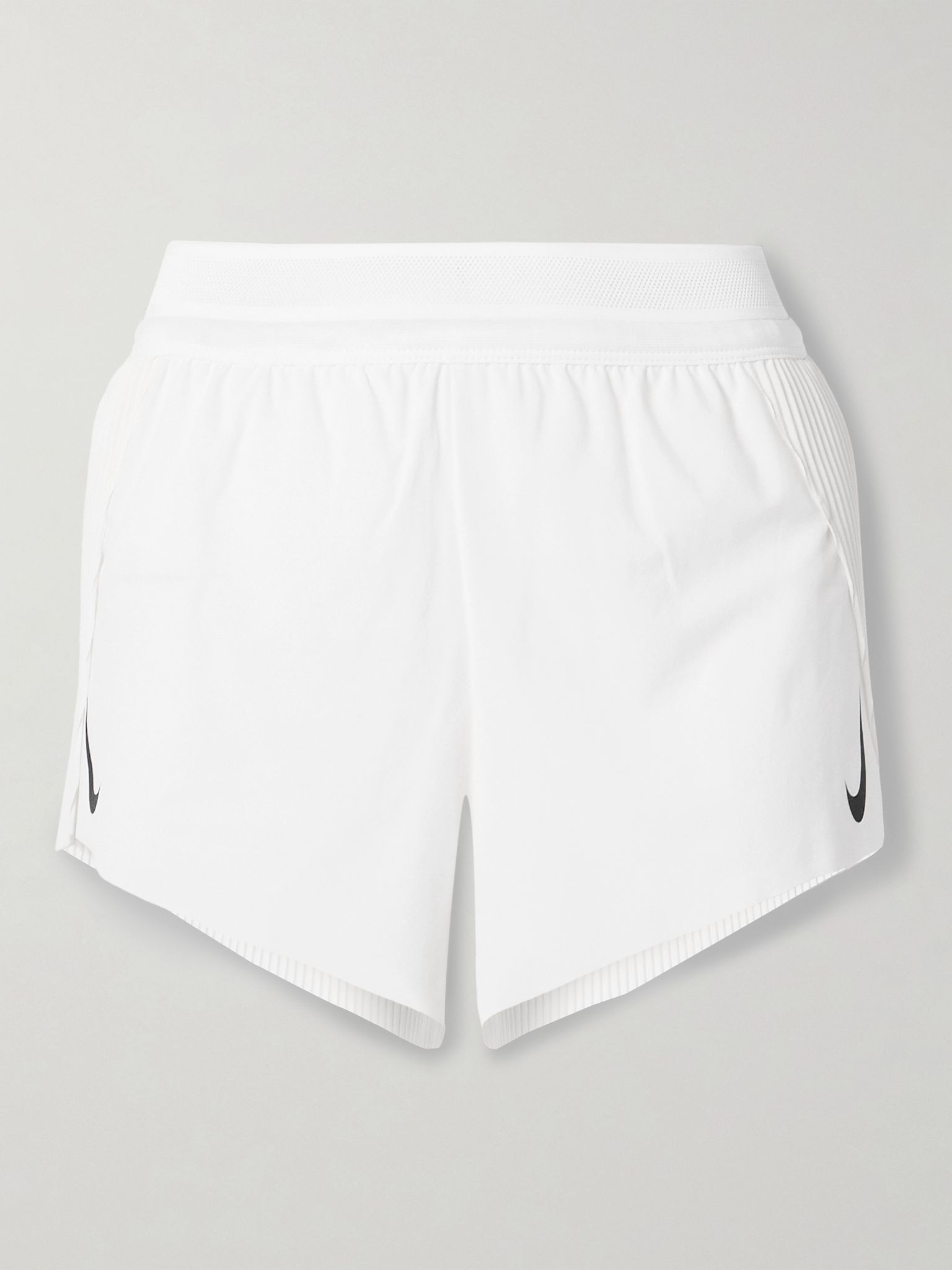 Aeroswift printed plissé Dri-FIT ADV shorts White - 1