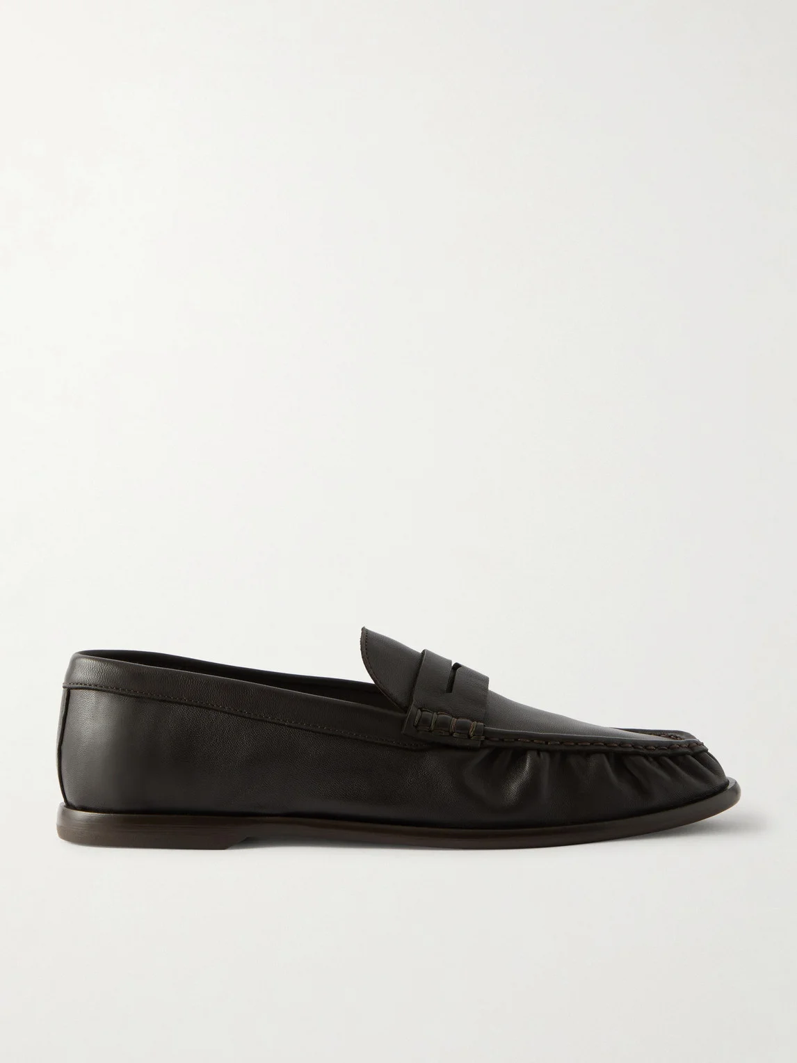 Faron Leather Penny Loafers - 1